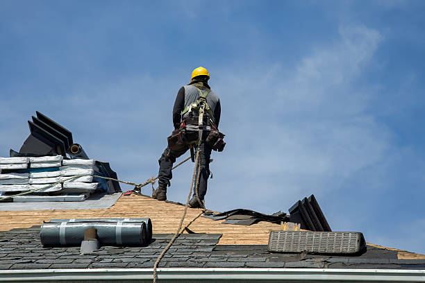 Professional Roofing technician working in Hoodsport, WA